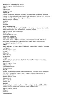 7 Principles of Exercise Training | PDF | Physical Fitness | Skeletal ...