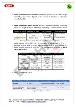 Class 10 Light Reflection & Refraction Guide | PDF | Mirror | Glass ...
