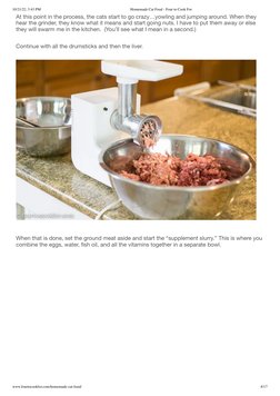 10/21/22, 3:43 PM
Homemade Cat Food - Four to Cook For
www.fourtocookfor.com/homemade-cat-food/
8/17
At this point in the pro