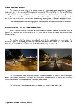 Road Construction Method Statement | PDF | Concrete | Road