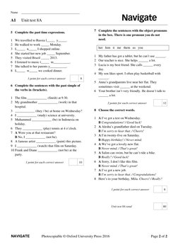 Unit Test 8A | PDF