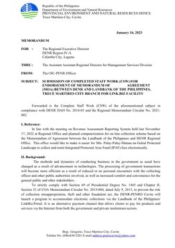 Republic of the Philippines 
Department of Environment and Natural Resources
PROVINCIAL ENVIRONMENT AND NATURAL RESOURCES OFF