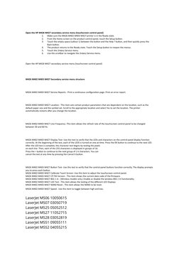 Hp M528 Pin Code HP Printer Service PIN Codes List | PDF | Menu (Computing) | Touchscreen
