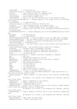 Avid Console Commands Reference Guide | PDF | Command Line Interface ...