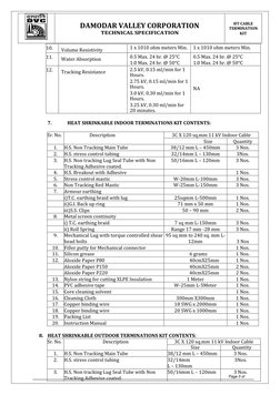 Kit Specification HT Cable Termination Kit Specification | PDF | Electrical Connector ...
