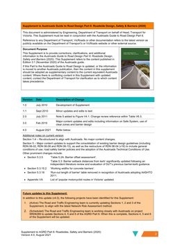 Supplement To AGRD Part 6 Roadside Design Safety and Barriers v40 | PDF ...
