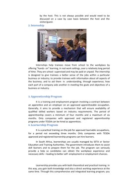 by the host. This is not always possible and would need to be
discussed  on  a  case  by  case  basis  between  the  host  an