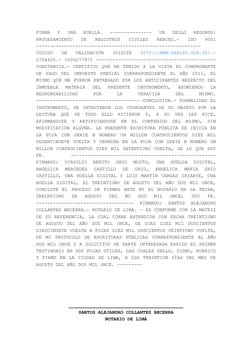 FIRMA  Y  UNA  HUELLA.  ---------------  UN  SELLO  REDONDO:
PROCESAMIENTO  DE  REGISTROS  CIVILES  RENIEC.-  ISO  9001
-----