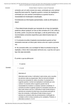 Impresso por Gabrielle, CPF 482.928.838-86 para uso pessoal e privado. Este material pode ser protegido por direitos autorais