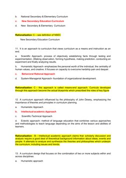 b.      National Secondary & Elementary Curriculum
c.       New Secondary Education Curriculum
d.      New  Secondary & Eleme