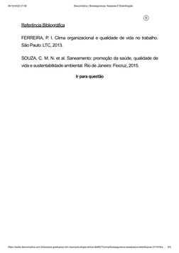 05/12/2022 21:06
Descomplica | Biossegurança, Assepsia E Esterilização
https://aulas.descomplica.com.br/pos/pos-graduacao-em-