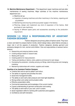 6 
 
   
 
   Easy Learning 
15. Machine Maintenance Department: - This department repair machines and look after 
maintenanc