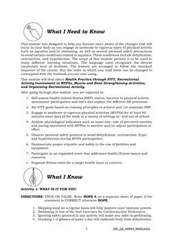 GRADE 12 MAPEH - HOPE 4 4th Quarter GMagat | PDF | Physical Fitness ...