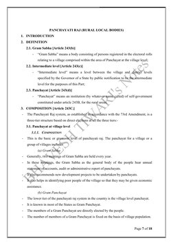 Overview of Local Self-Government in India | PDF | Governance ...