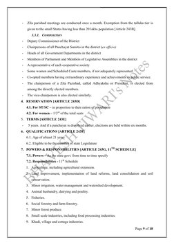 Overview of Local Self-Government in India | PDF | Governance ...