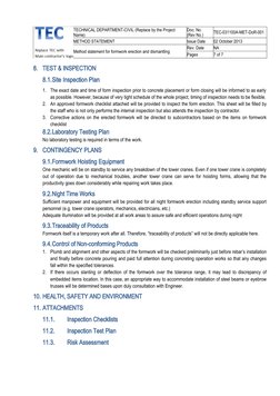 Formwork Erection and Dismantling Method | PDF | Quality Assurance ...