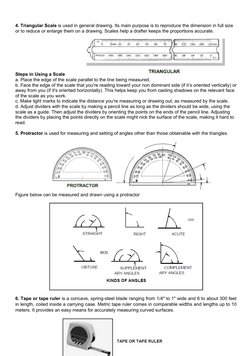 Measuring Tools for Technical Drafting | PDF | Technical Drawing | Triangle