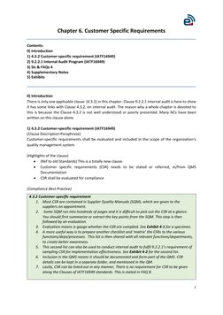 Client Specific Requirements IATF 16949 Customer-Specific Requirements | PDF | Audit | Internal Audit