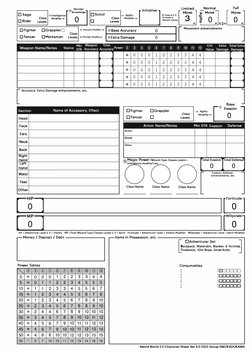 □Sage 
• *Knowledge 
+ Intelligence 
Class 
Modifier= 
□Rider 
Levels 
Monster 
□Scout 
D Fighter □Grappler□
+ Dext rity Modi
