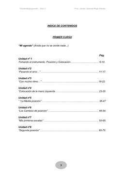 “Contrabajugando…Vol. I                                                 Fco. Javier García-Rojo Garés