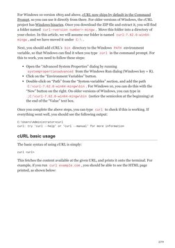 cURL Command Line Tutorial and Examples | PDF | Hypertext Transfer ...