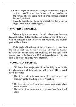 Total Internal Reflection Explained | PDF | Refraction | Reflection ...