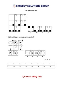Psychometric Test Sample Questions | PDF | Psychometrics