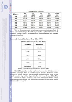 Tabel R Statistik | PDF | Statistics