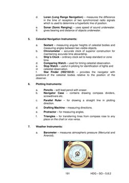 Navigational Aids and Instruments List | PDF | Navigation | Compass