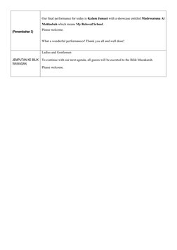 Emcee Script for School Event | PDF