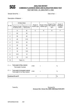 Gsb Grade Chart.pdf GSB Grade II Mix Design Specifications | PDF