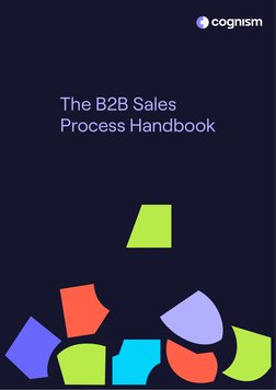 B2B Sales Process Handbook Overview | PDF | Sales | Marketing