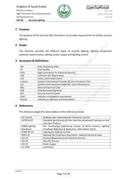 HCIS Security Lighting Standards | PDF | Lighting | Manufactured Goods