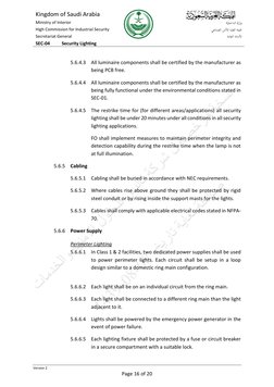 HCIS Security Lighting Standards | PDF | Lighting | Manufactured Goods
