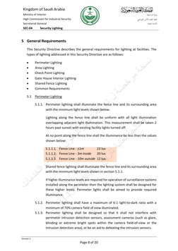 HCIS Security Lighting Standards | PDF | Lighting | Manufactured Goods