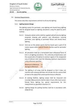 HCIS Security Lighting Standards | PDF | Lighting | Manufactured Goods