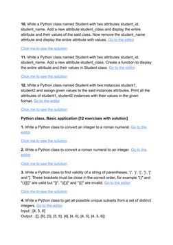 OOP Exercises with Solutions in Python | PDF | Method (Computer ...