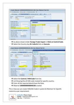 Maintaining HSN/SAC Codes in SAP MM | PDF | Economies