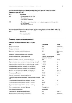Peugeot 307 DTC Fault Codes Guide | PDF