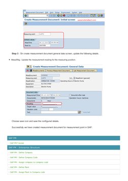 Create Measurement Document in SAP PM | PDF | Systems Engineering ...