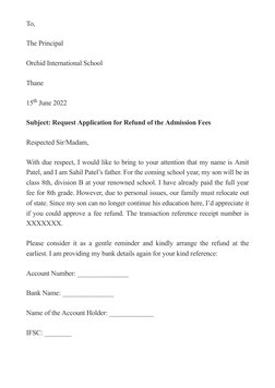 Fee Refund Application Guide | PDF | Fee
