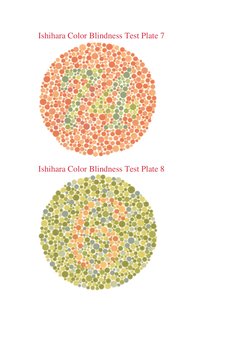 Ishihara Color Test Instructions | PDF | Visual Impairment | Color