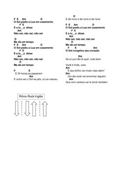 O Sol e a Lua: Letra e Cifras | PDF | Sol | Lua
