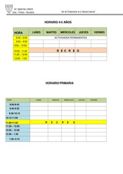 IEP. SEBASTIÁN LORENTE 
Inicial – Primaria – Secundaria 
“Año del Fortalecimiento de la Soberanía Nacional” 
 
 
HORARIO 4-5
