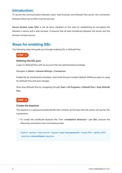 SSL Configuration for ADAudit Plus | PDF | Public Key Certificate ...