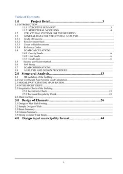 Table of Contents
1.0
           Project Detail..............................................................3
1.1 INTRODUCTI