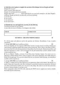 xi. Select the correct option to complete the narration of the dialogue between Deepak and Sunil. 
Deepak: How are