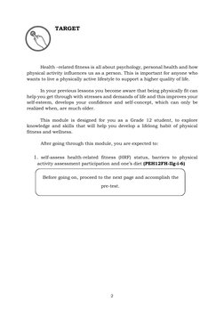 Grade 12 PE & Health Module 1 Overview | PDF | Flexibility (Anatomy ...