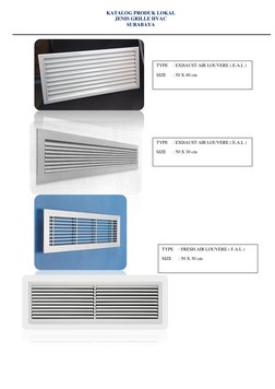 HVAC Grille Product Catalogue Surabaya | PDF | Home & Garden