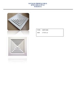 HVAC Grille Product Catalogue Surabaya | PDF | Home & Garden